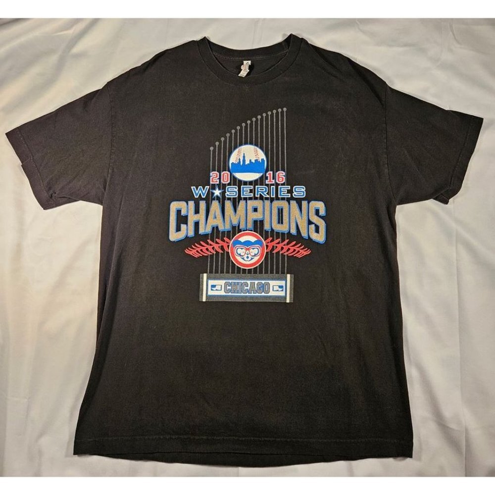 Chicago Cubs 2016 WS Champs Short Sleeve‎ Shirt - Size XL